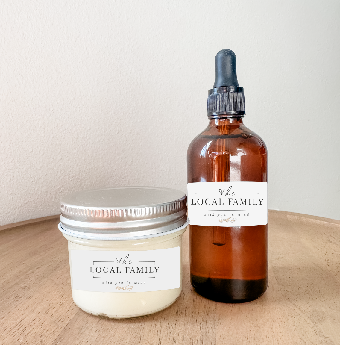 Travel Size Nourish & Nurture Bundle: Whipped Unscented Beef Tallow & Hair Oil (2oz)